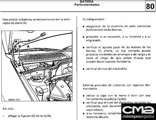 Más información sobre "Esquema Eléctrico Megane I — Accesorios MR312 PDF"