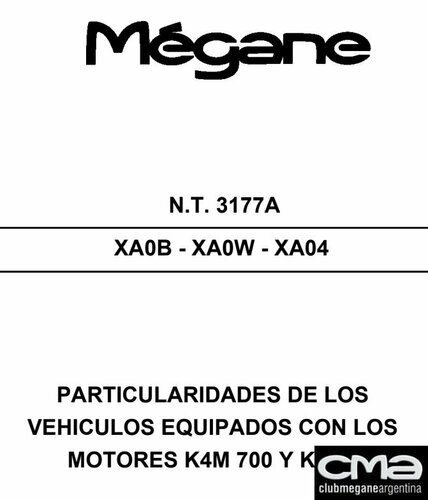 Más información sobre "Manual de Taller Motor K4M 1.6 16v — Reparaciones y Ajustes PDF"