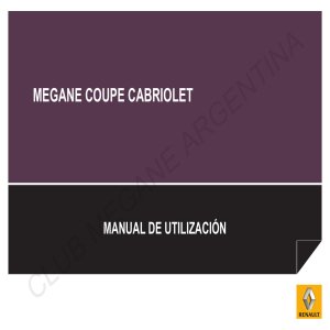Más información sobre "Manual de Usuario - Megane III CC (Coupé-Cabriolet)"