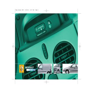 Más información sobre "Manual de Utilización y Mantenimiento GNC (Gas Natural) - Renault Megane"