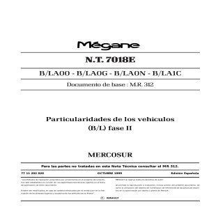 Más información sobre "Folleto Renault Megane I Mercosur (Argentina)"